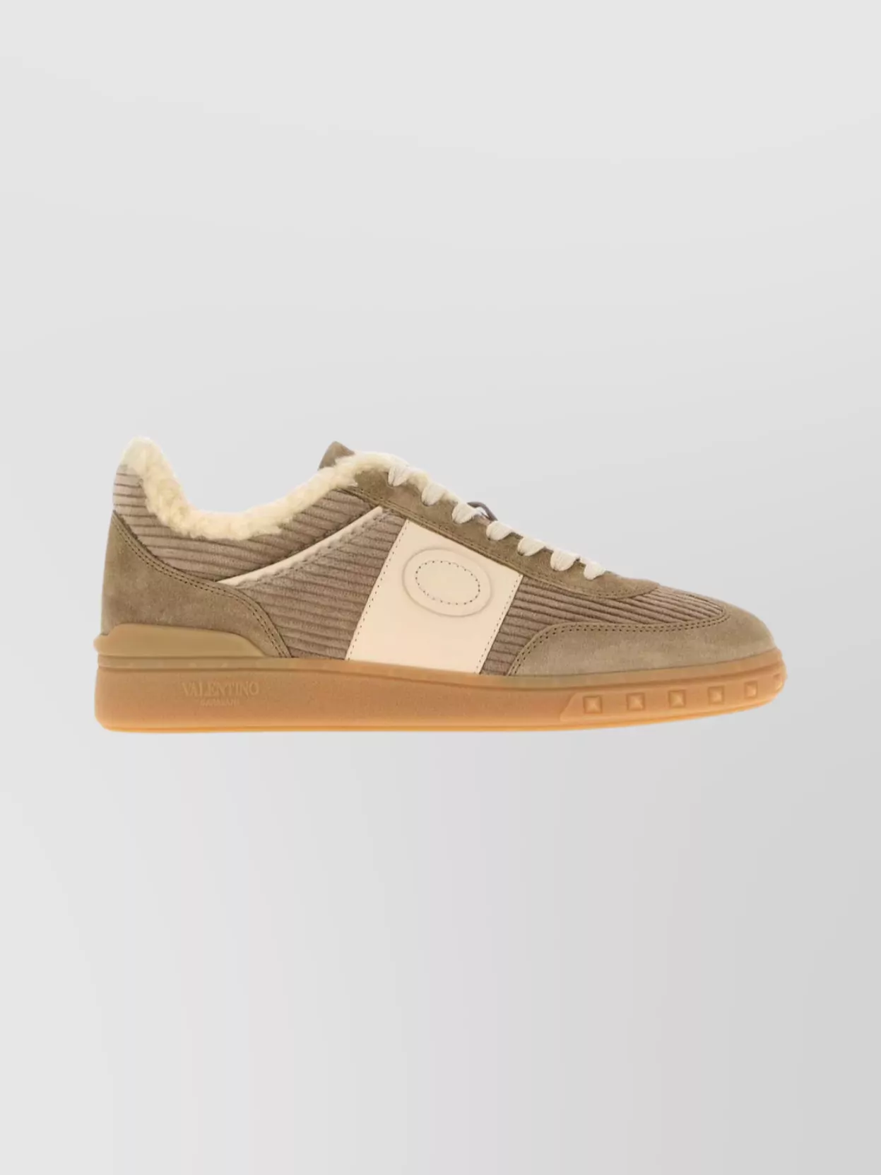 Valentino Garavani Suede Panel Rubber Sole Sneakers