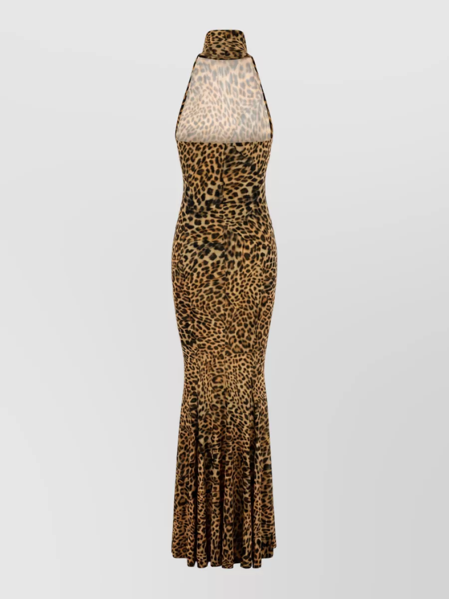 Norma Kamali printed maxi dress