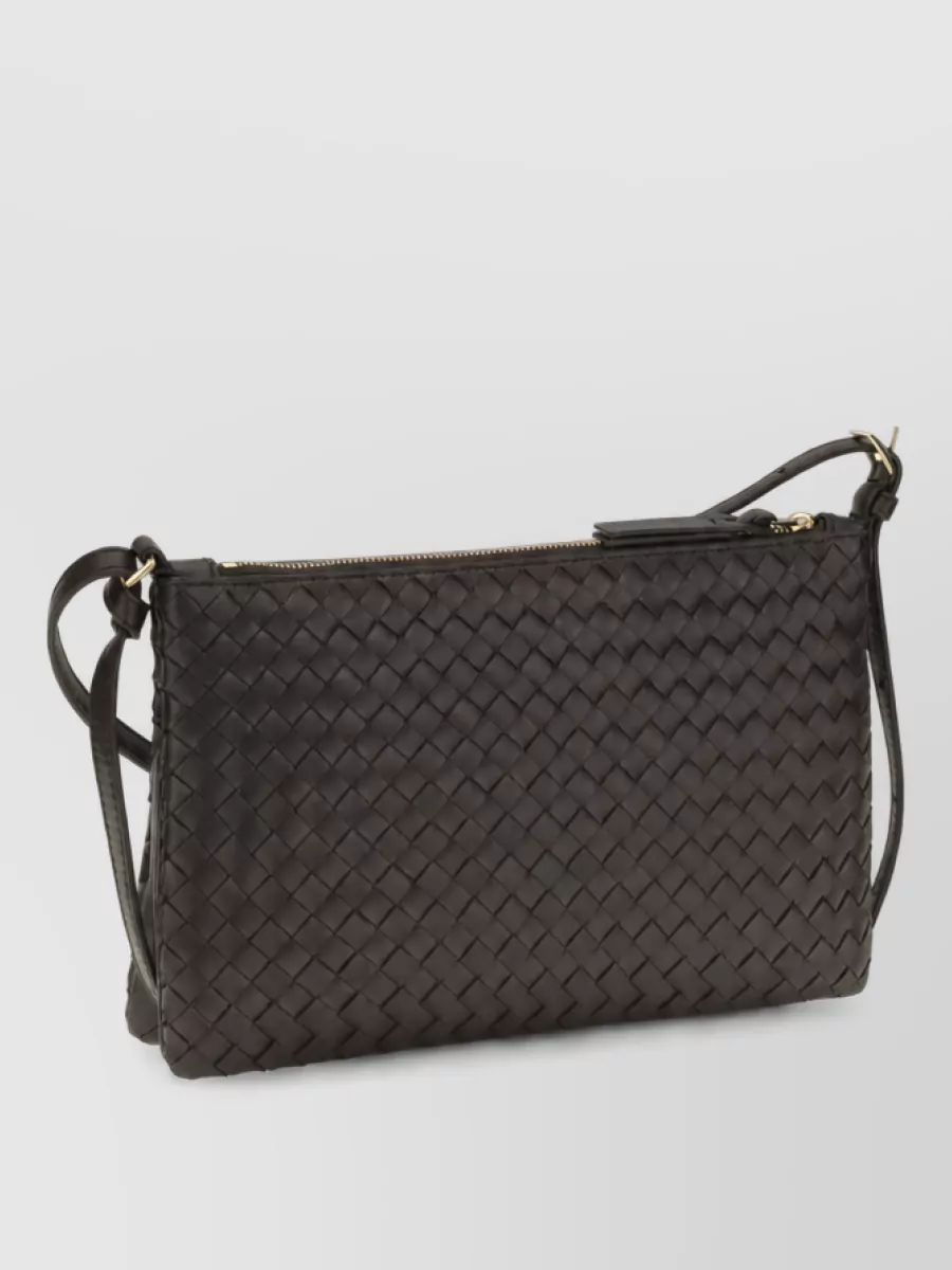 Bottega Veneta Concert Pouch Leather Clutch Bag