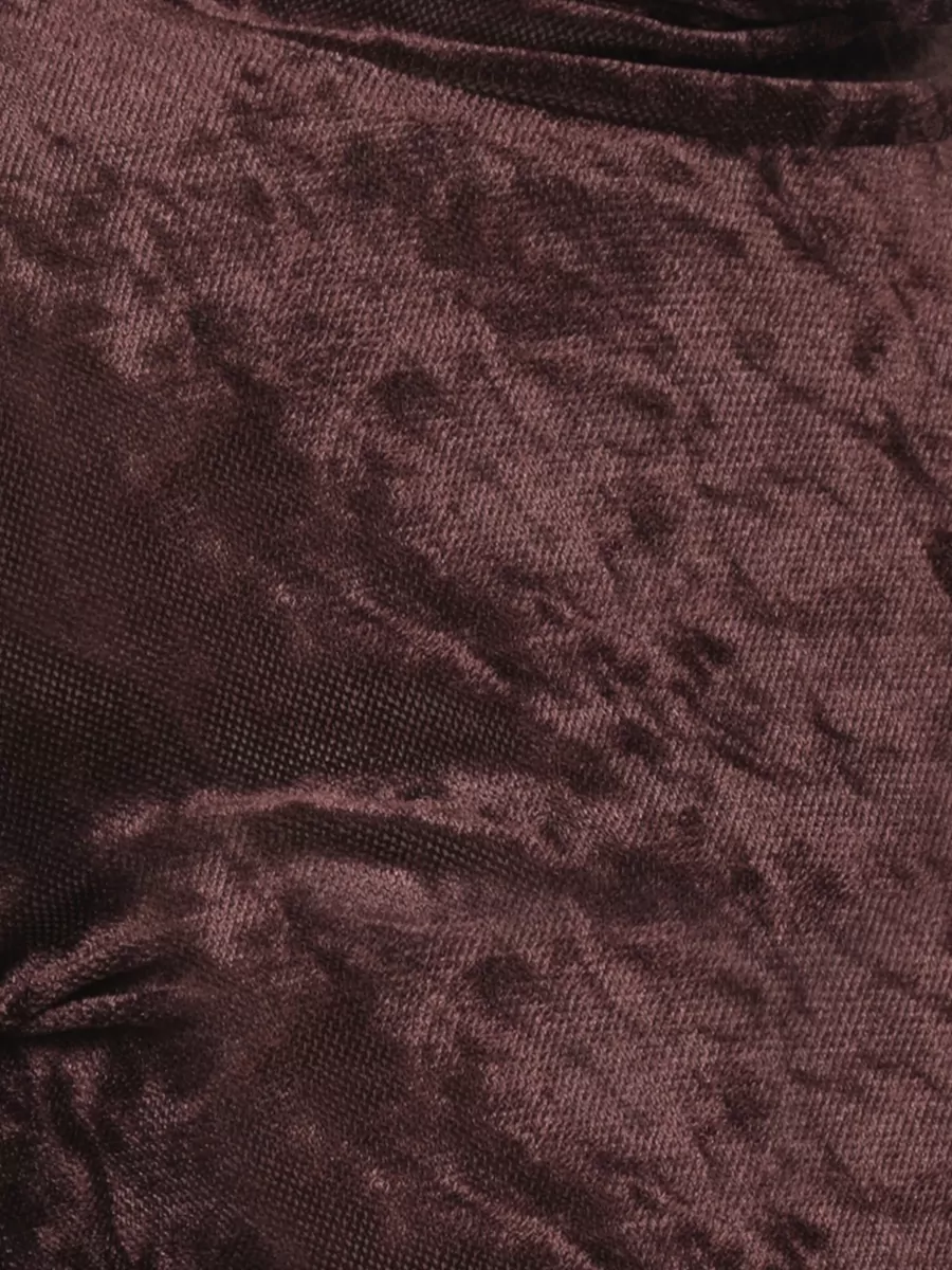 D.exterior High-Neck Long-Sleeve Top