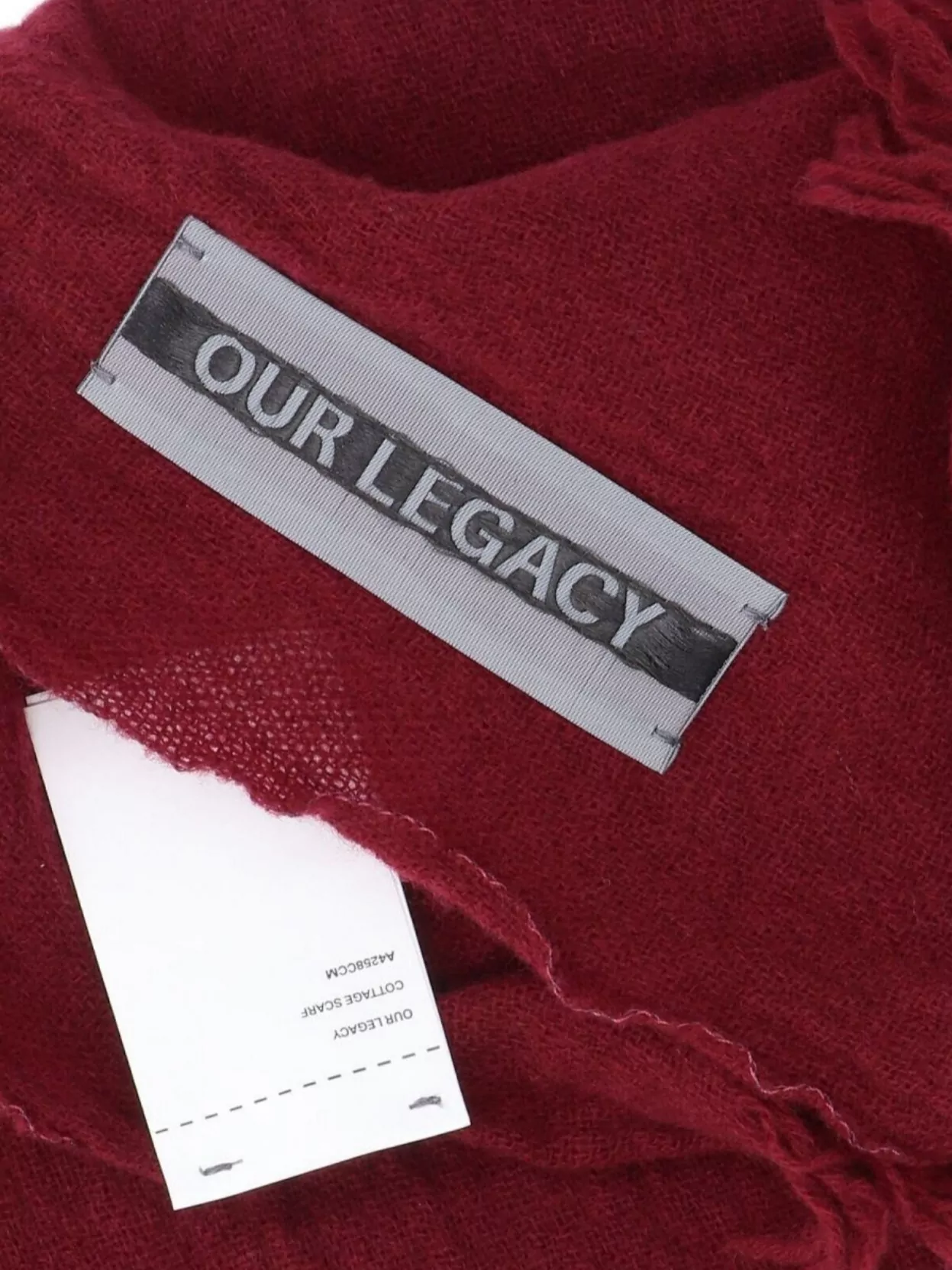 Our Legacy Luxurious Scarf Fringed Edges