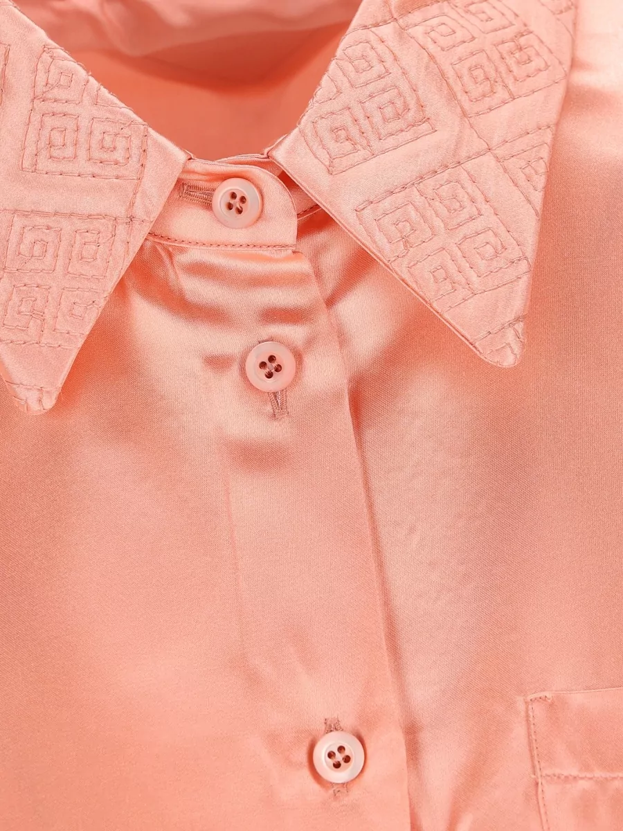 Prada Silk Long-Sleeve Shirt