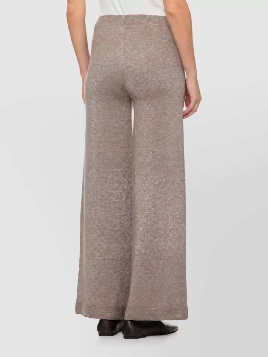 D.exterior Lurex Straight-Leg Pants