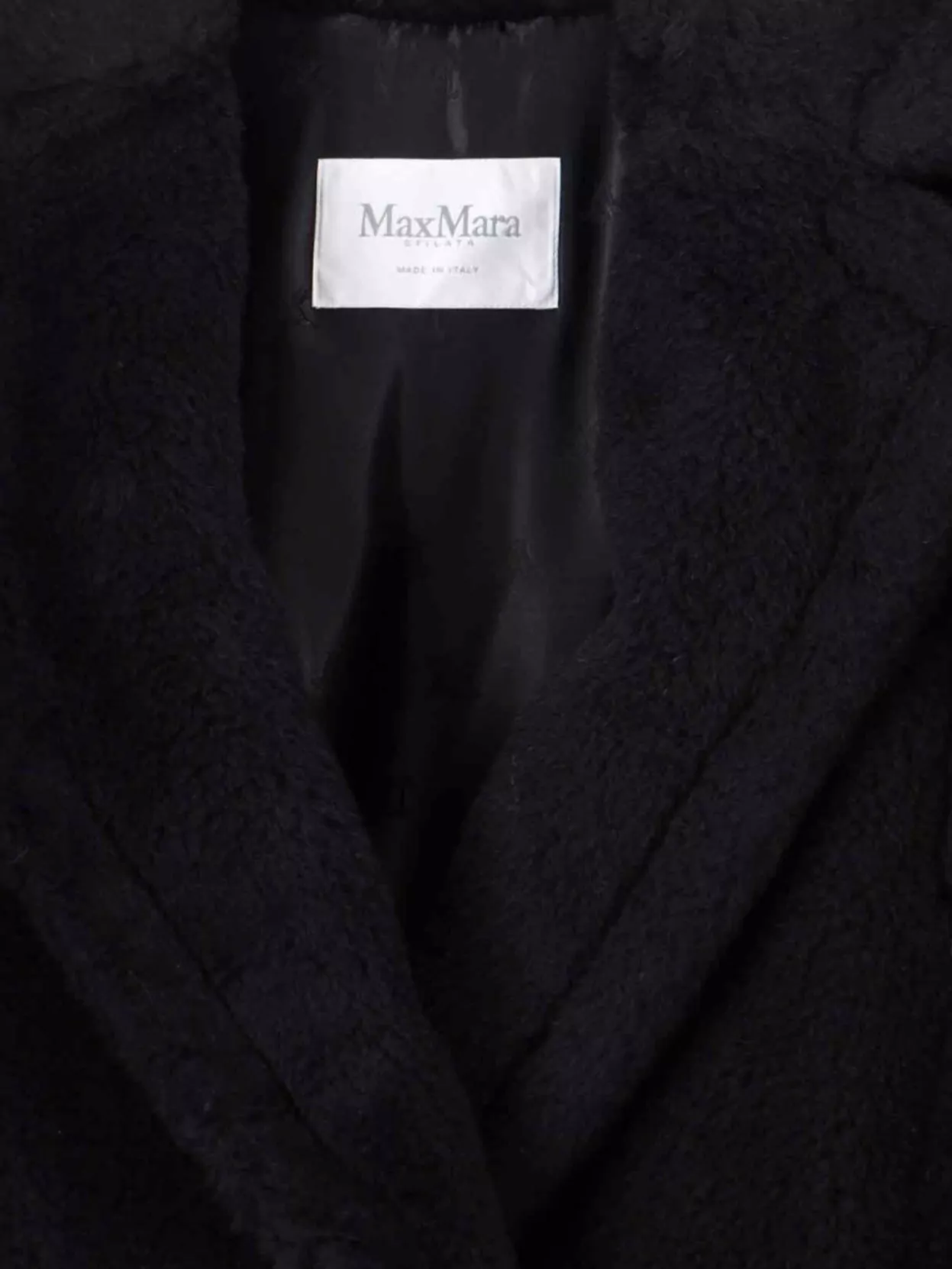 Max Mara Double-Breasted Sleeveless Faux Fur Jacket