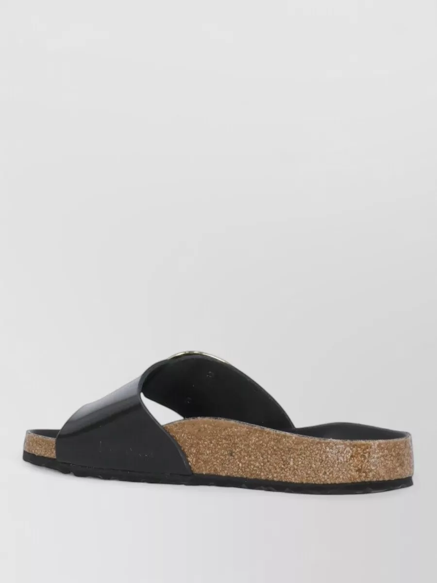 Birkenstock Leather Women Sandals Cork Sole