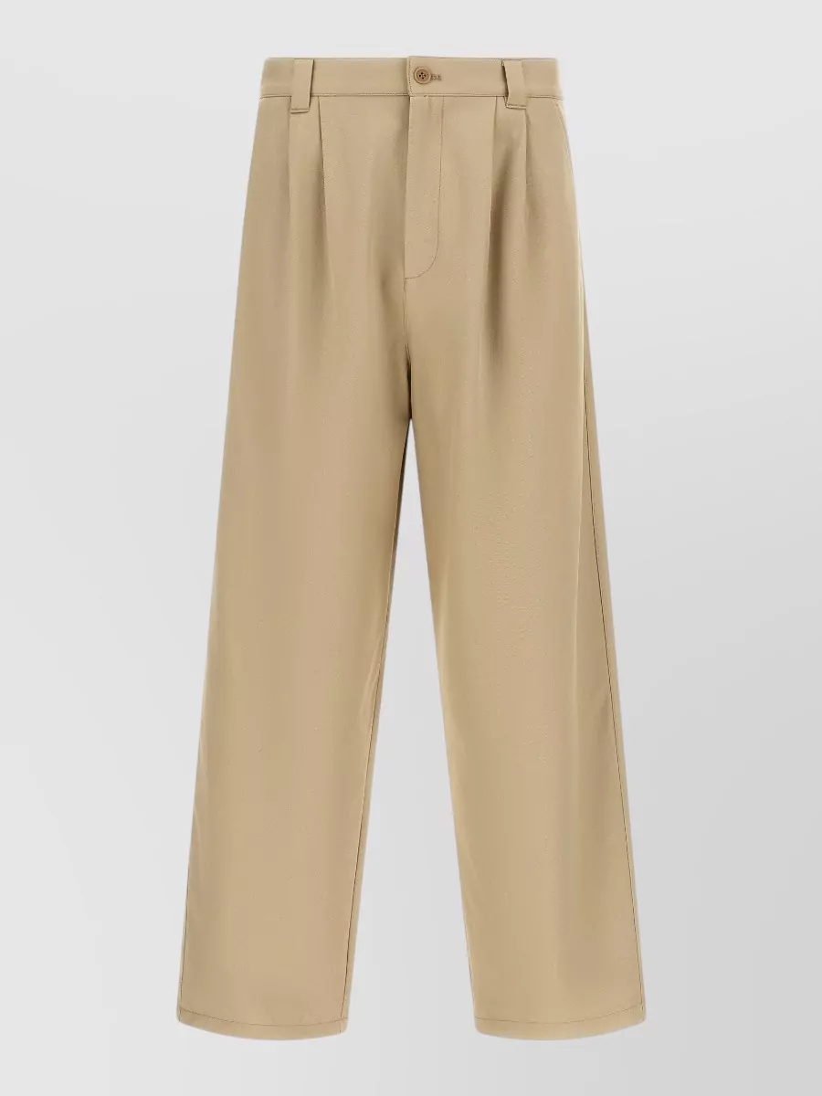 A.P.C. Ricky mid-rise pleated wide-leg trousers