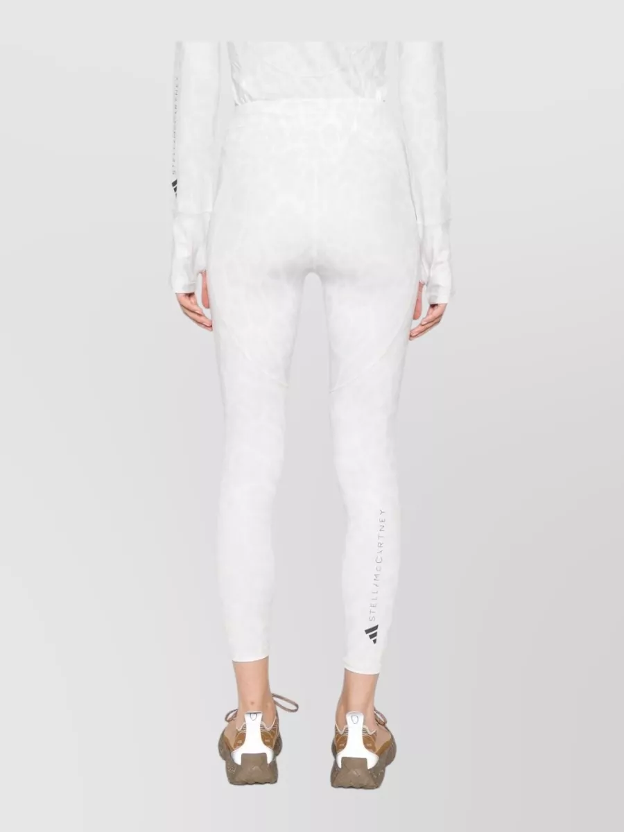 Adidas By Stella Mccartney Leopard-Print Logo-Print Slim-Fit 7/8 Leggings