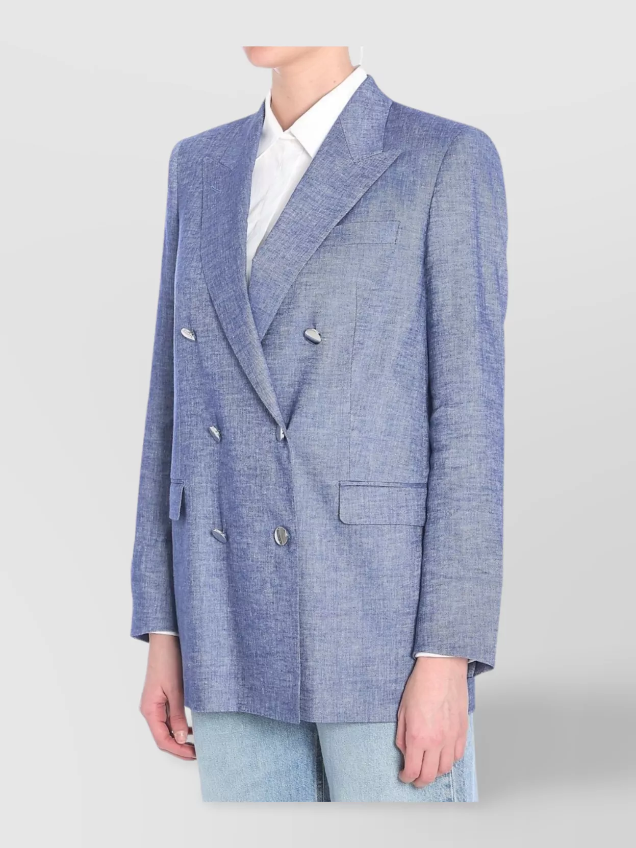 スーツ TAGLIATORE Two-button silk jacket Tagliatore hopsack-weave wool and cashmere blazer for men