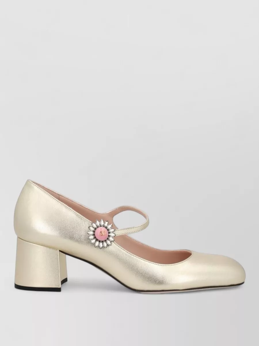 Valentino Garavani Leather Mary Jane Pumps