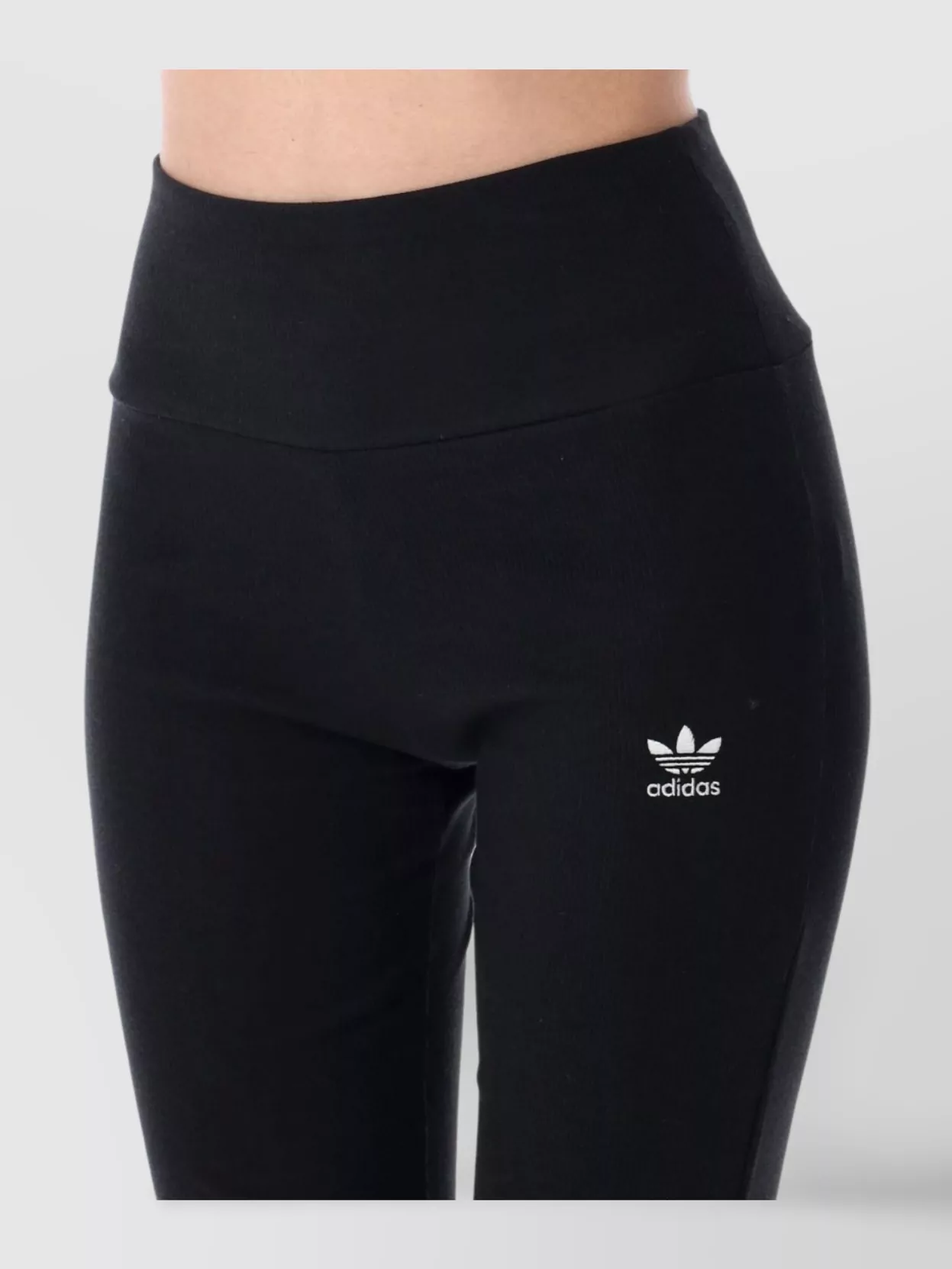 Adidas Originals Ribbed High Waist Flared Leggings