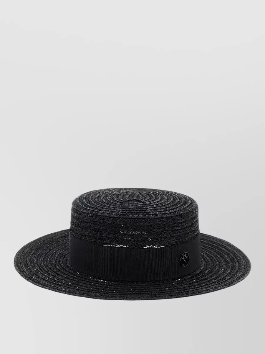 Maison Michel Kiki Hat Circular Crown Wide Brim Design