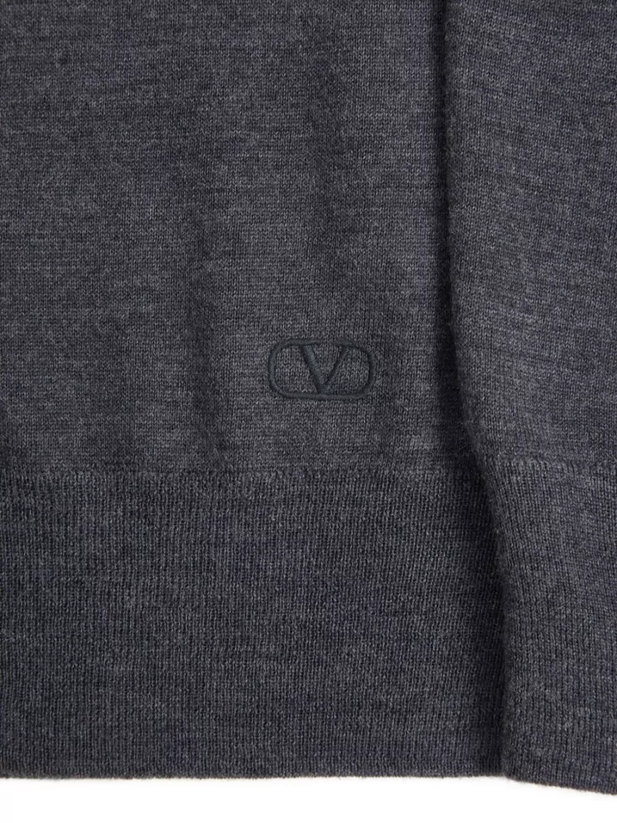 Valentino Garavani Virgin Wool Polo Sweater