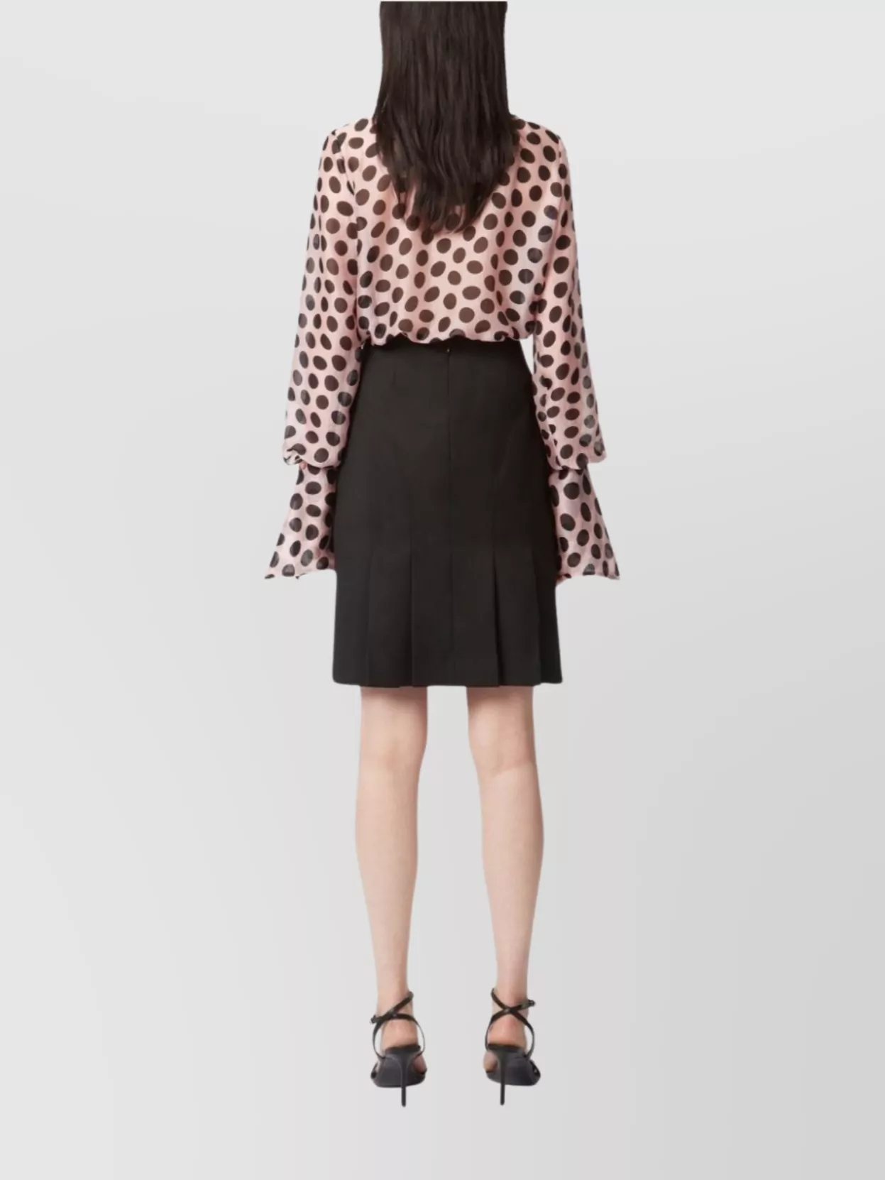 Nina Ricci Sleeved Polka Dot Top