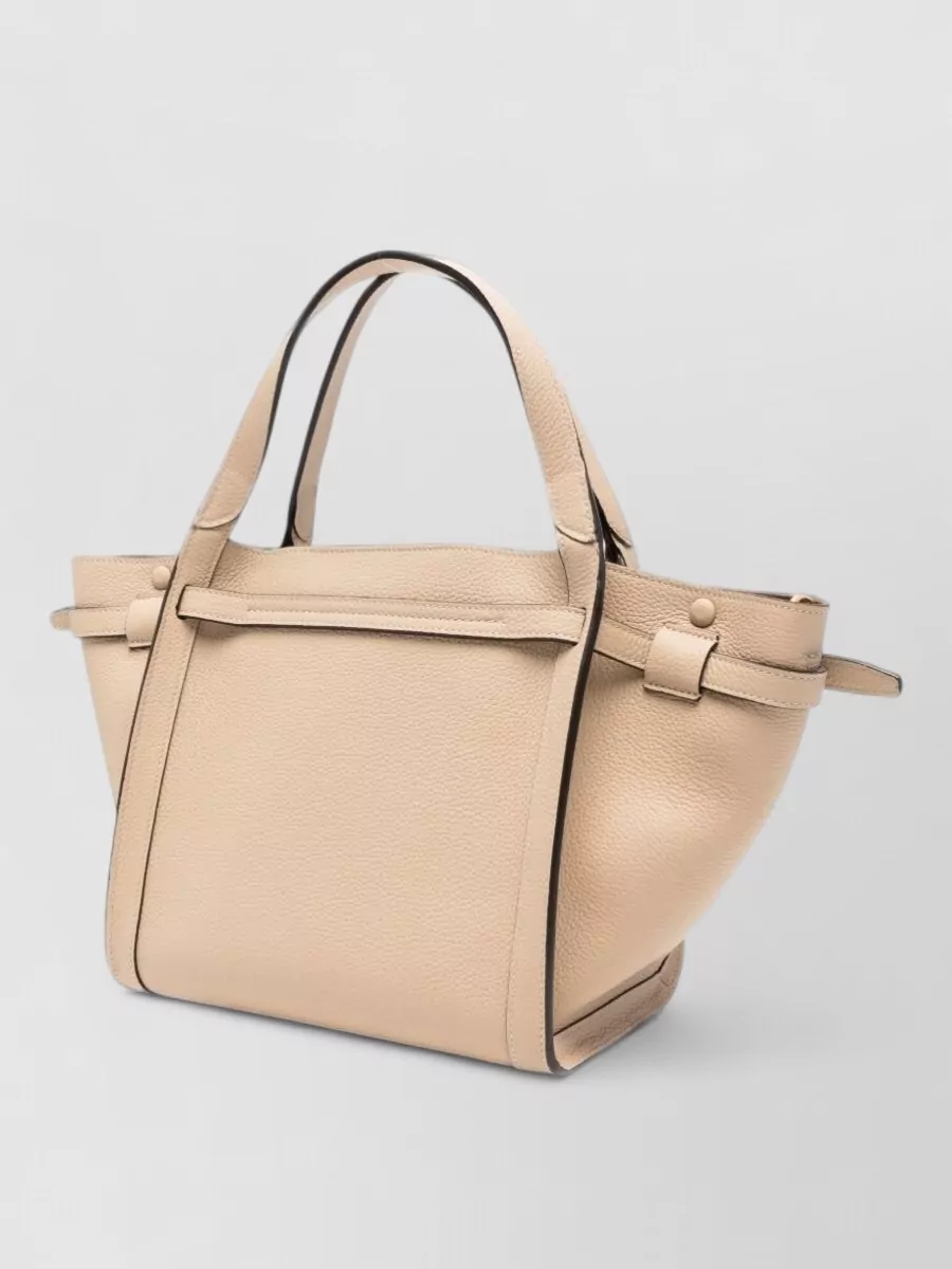 Tod's T Timeless Small Leather Tote Bag