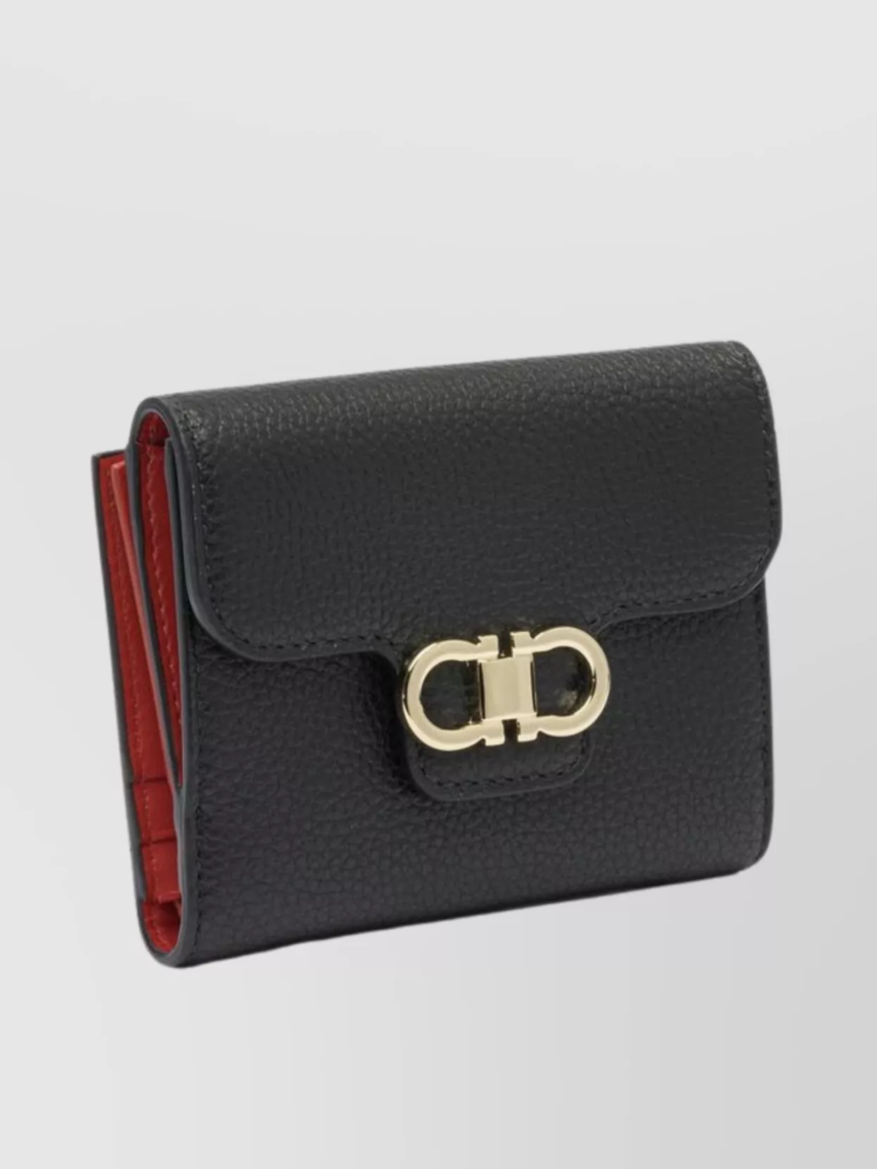Ferragamo Compact Textured Leather Accessories