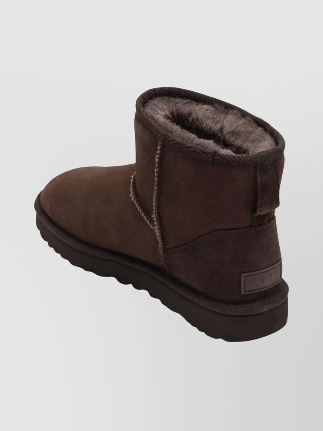 Ugg Mini Ankle Boots Round Toe Flat Sole