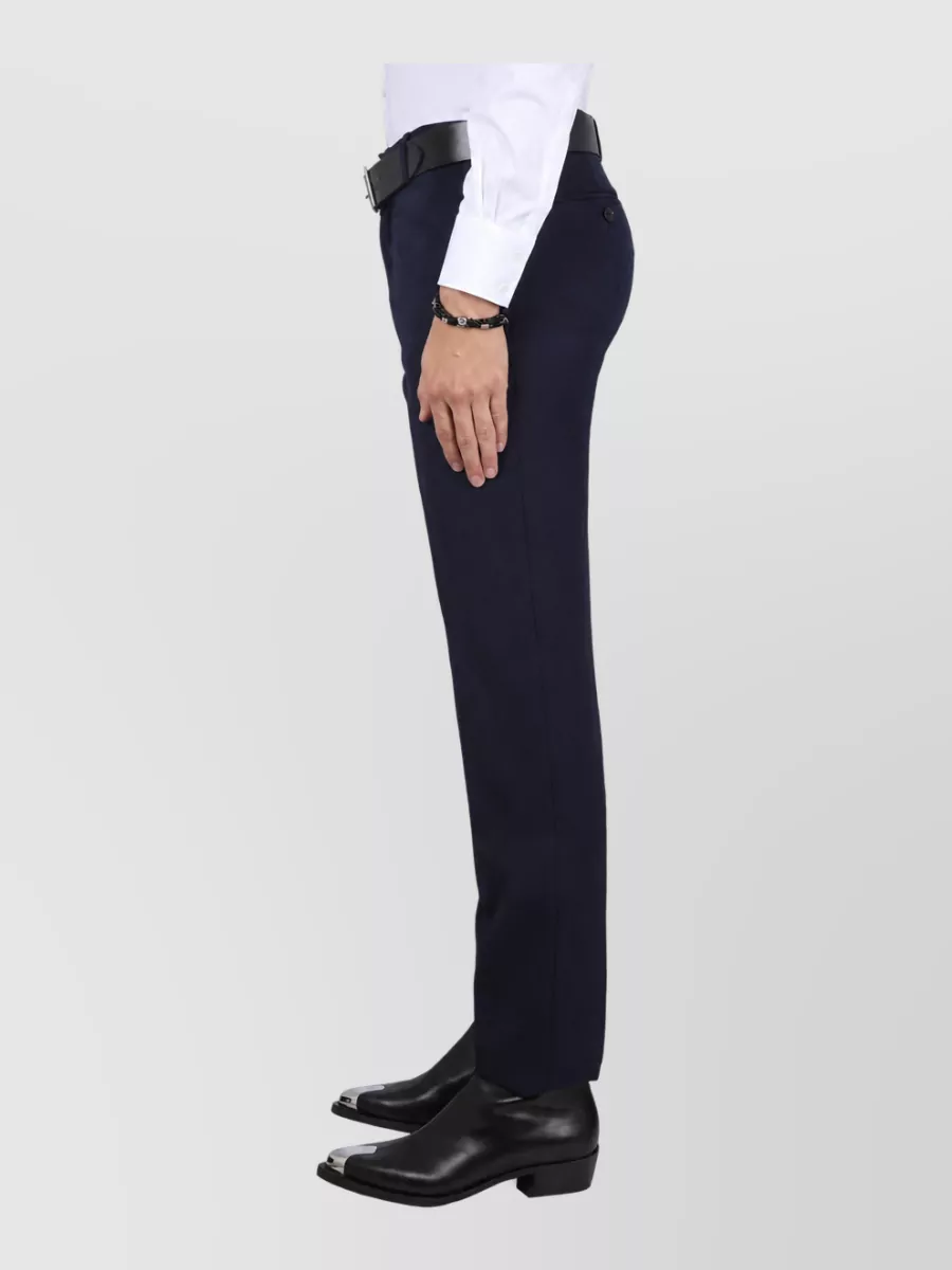 Alexander Mcqueen Wool Tailored Cigarette Trousers