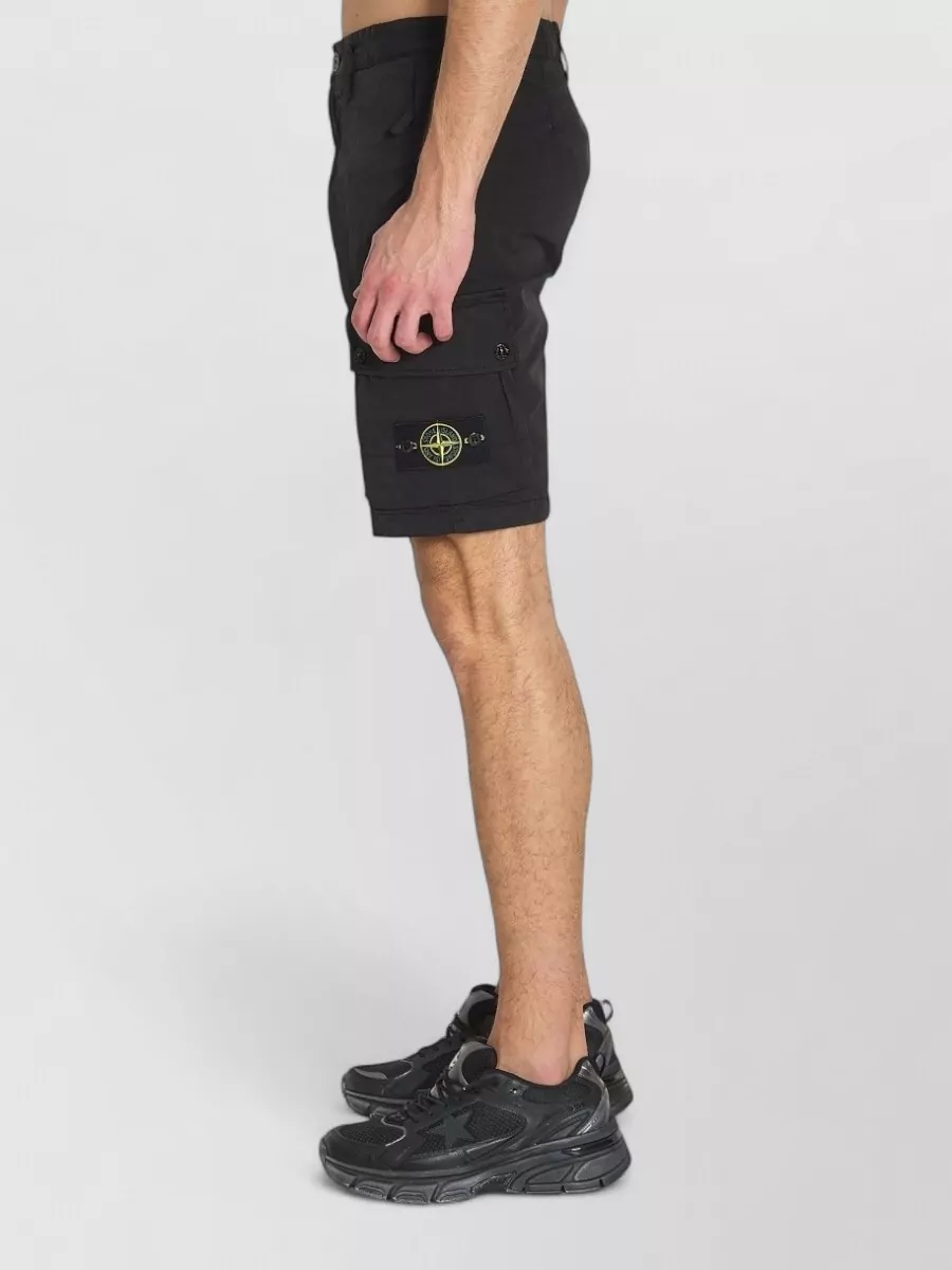 Stone Island Slim Bermuda Shorts Knee Length Stretch