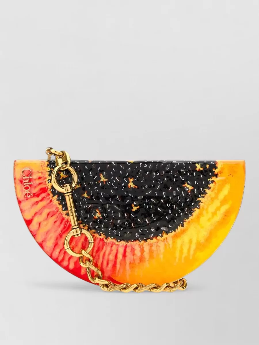 Chloé metal clutch bag