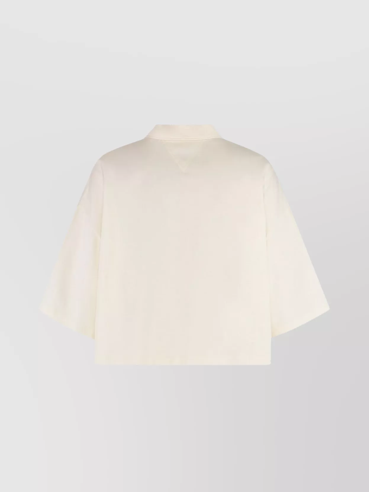 Bottega Veneta Short Sleeve Cropped Polo Shirt