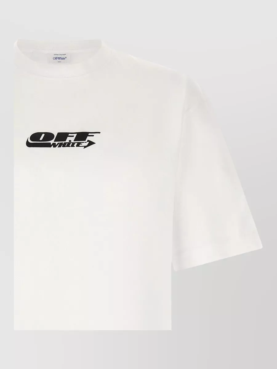 Off-White Off Adv Skate Cotton Printed T-Shirt