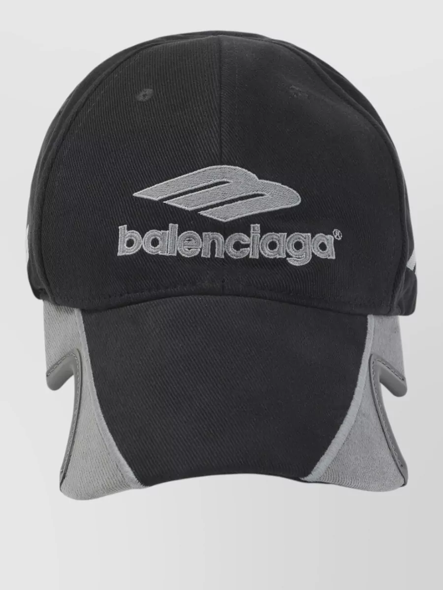 Balenciaga cotton embroidered baseball cap
