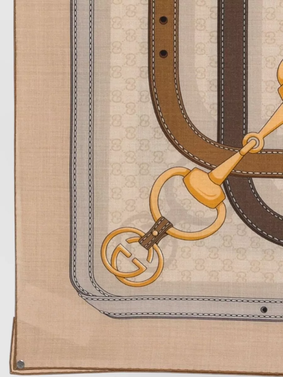 Gucci Logo-Print Scarf
