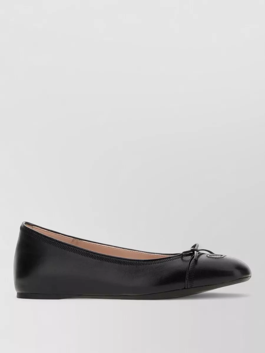 Valentino Garavani leather ballerina shoes