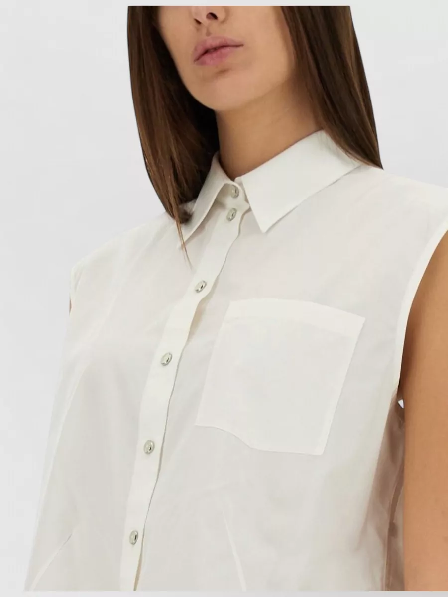 Helmut Lang Cotton Straight Skirt
