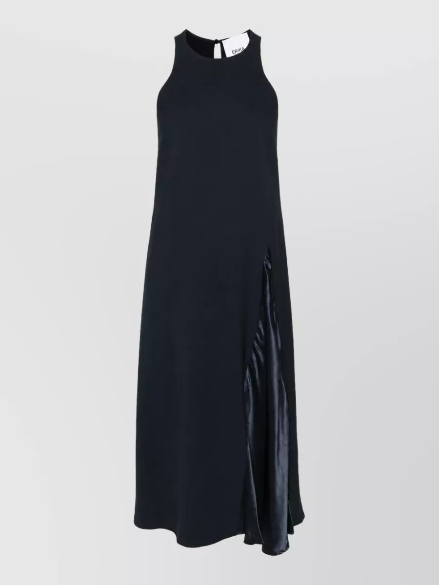 Erika Cavallini sleeveless crew-neck midi dress