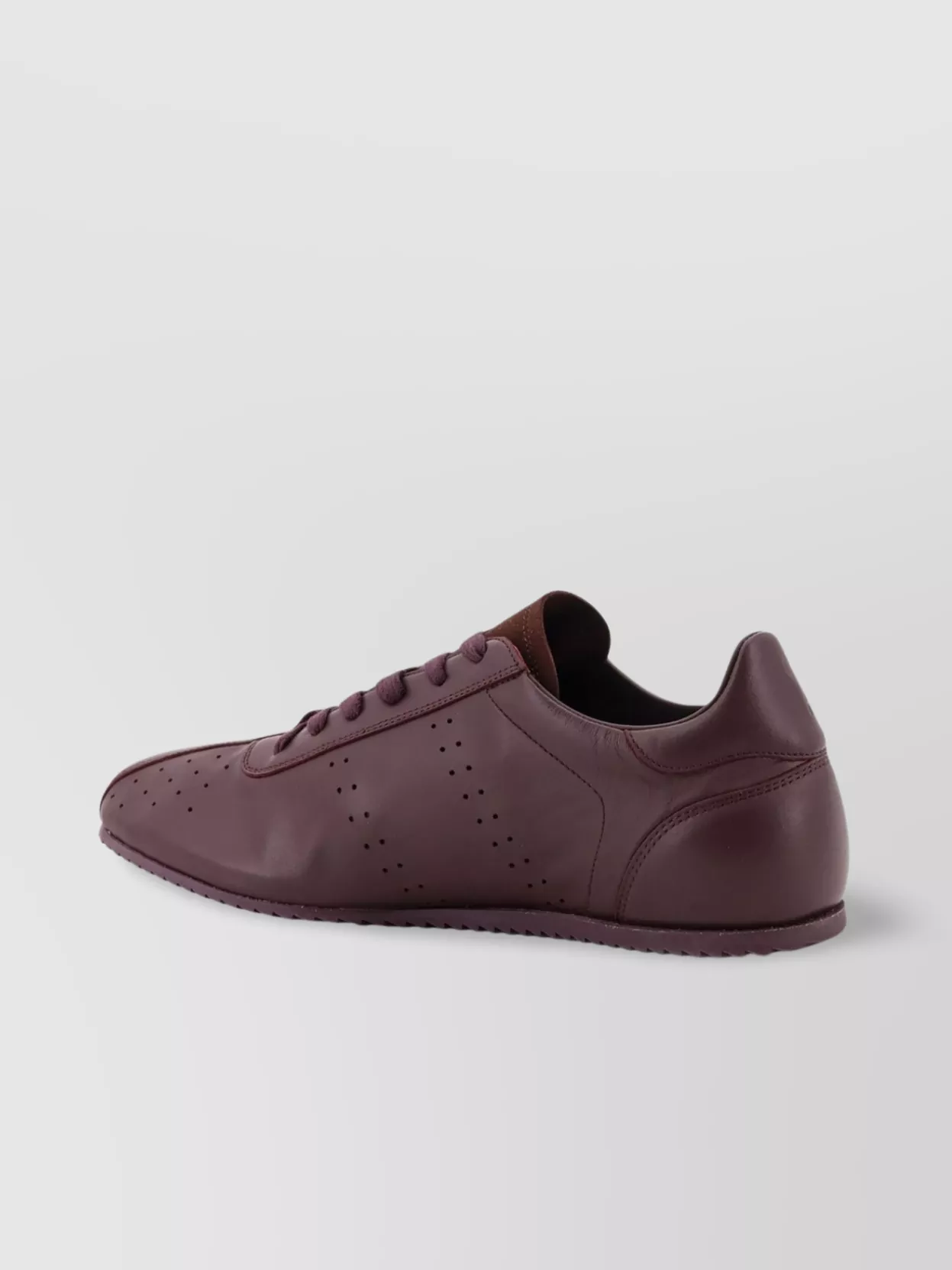 Ami Paris Leather Sneakers Featuring Low-Profile Silhouette