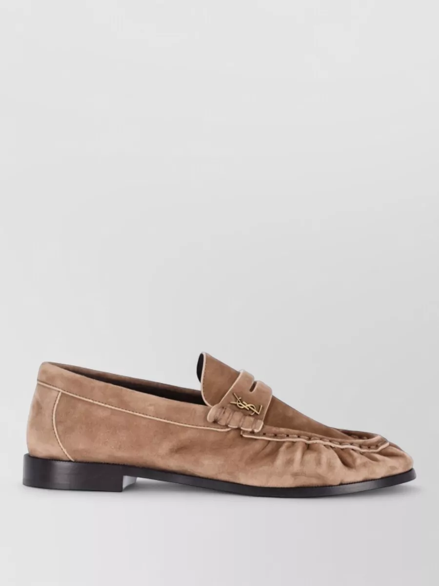 Saint Laurent Leather Loafers