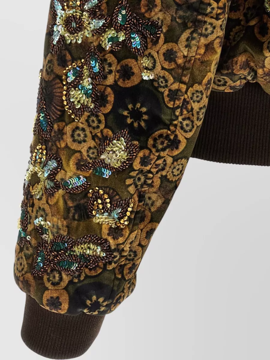 Dries Van Noten Embellished Bomber Jacket