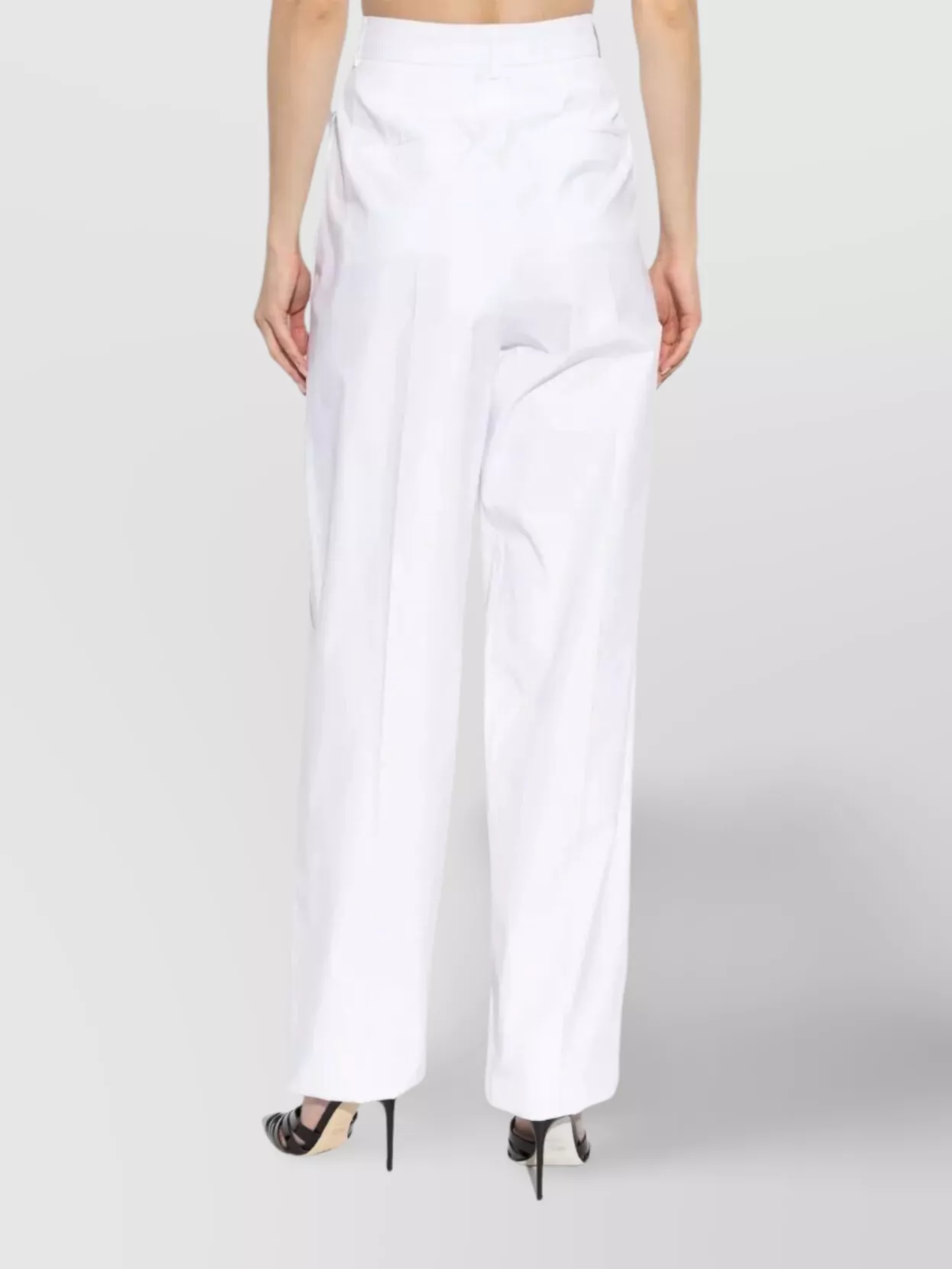 Sportmax Cotton Trousers Pleated Design