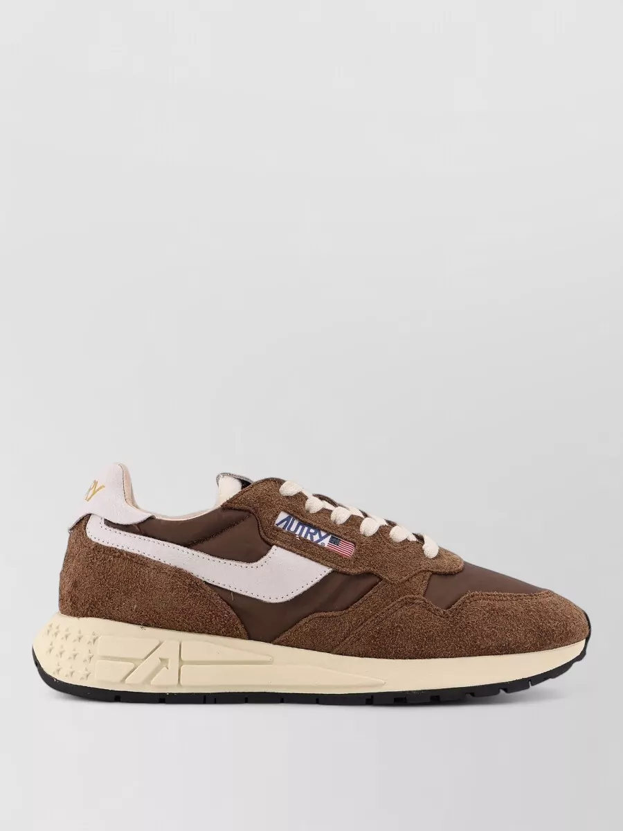 Autry Reelwind Low Sneakers Suede Nylon Inserts