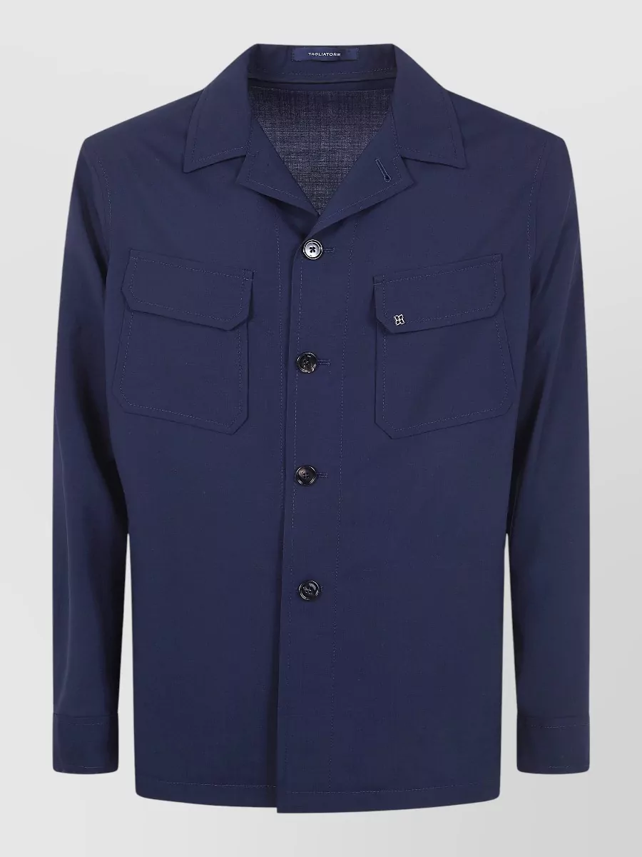 Tagliatore Wool shirt jacket