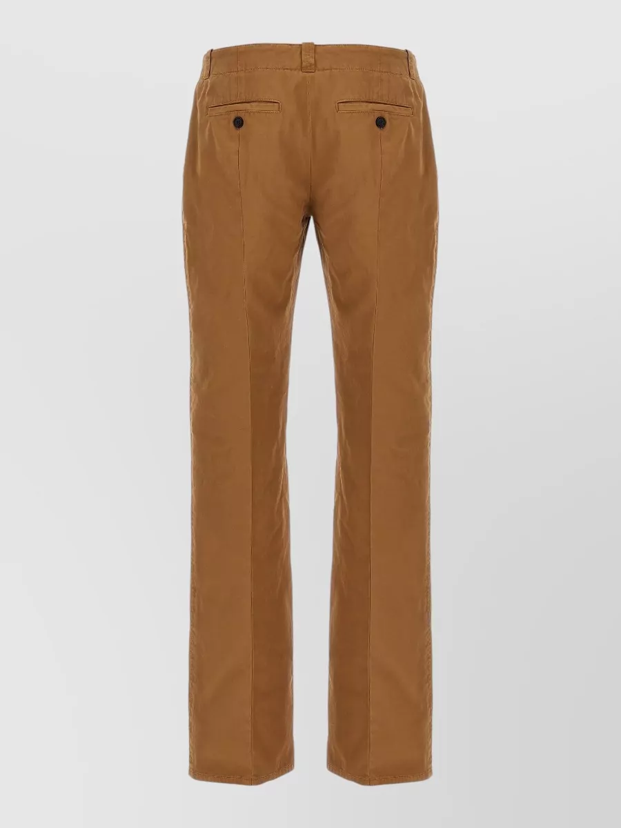 Mc Queen Low-rise straight-leg chinos