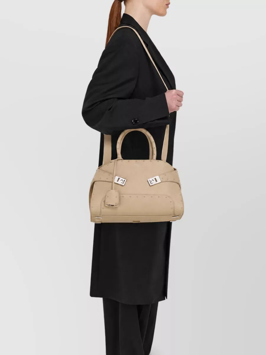 Ferragamo The Hug Bag Medium Leather Shoulder Bag