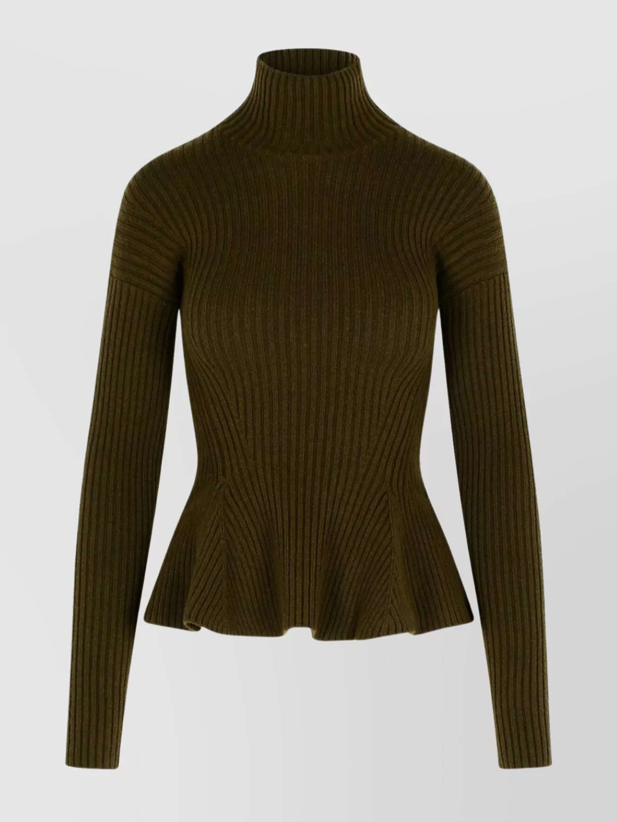 Max Mara Bolsena 1234 Turtleneck Peplum Sweater
