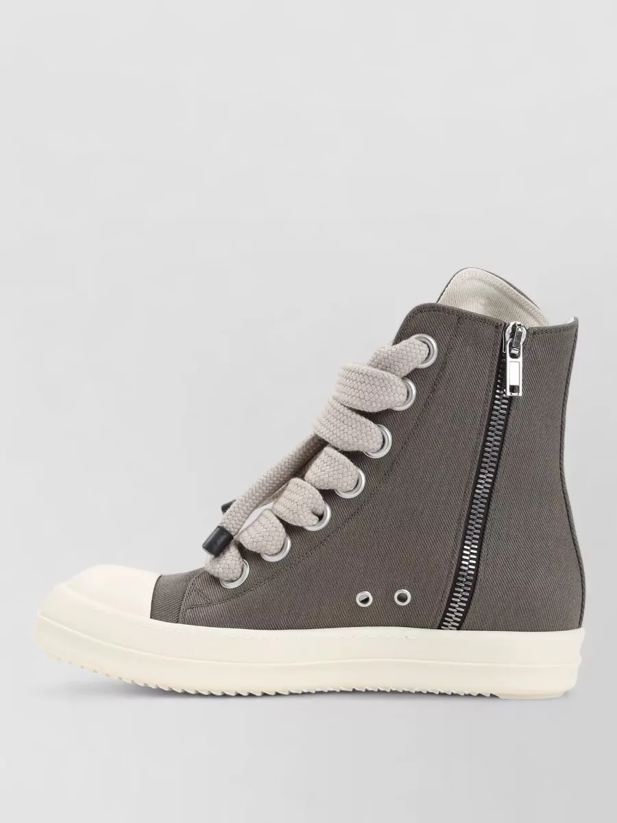 Rick Owens Drkshdw Denim High-Top Sneakers