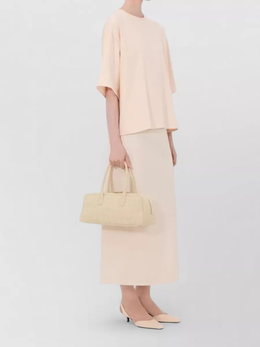 Loulou Studio Osis Relaxed Round Neck T Shirt