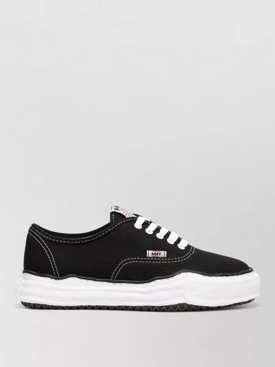 Maison Mihara Yasuhiro Cotton Low-Top Sneakers