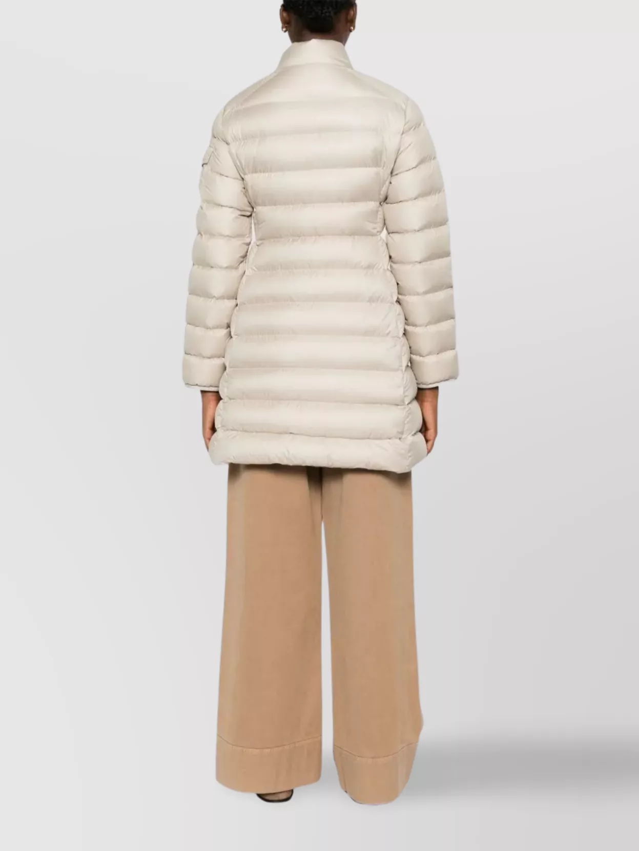 Moncler Long Puffer Coat High Collar