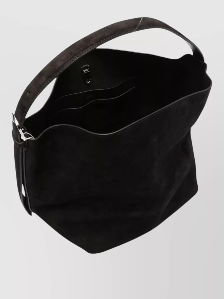 Totême Suede Leather Shoulder Bag
