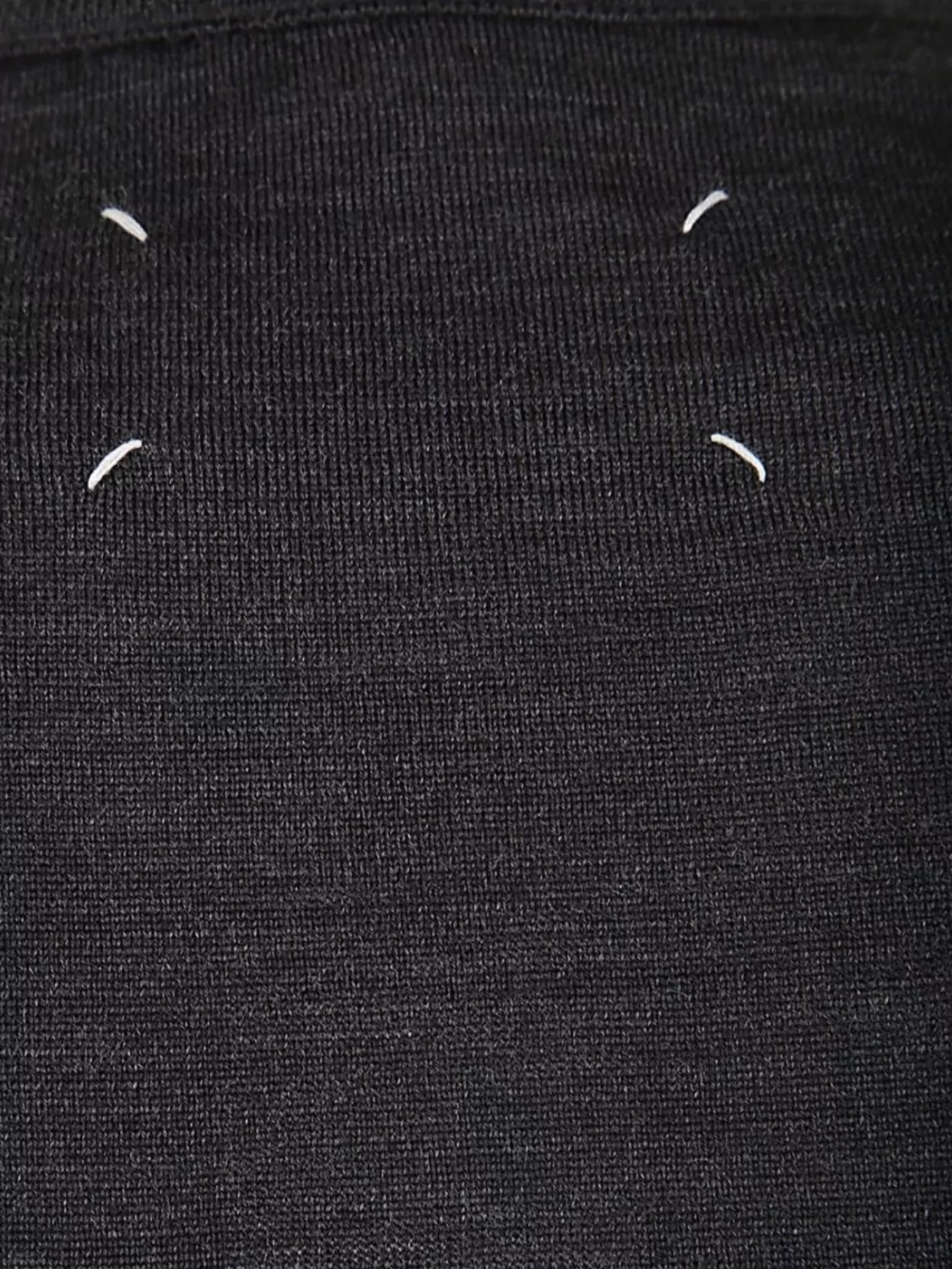 Maison Margiela Mock Neck Knit Sweater