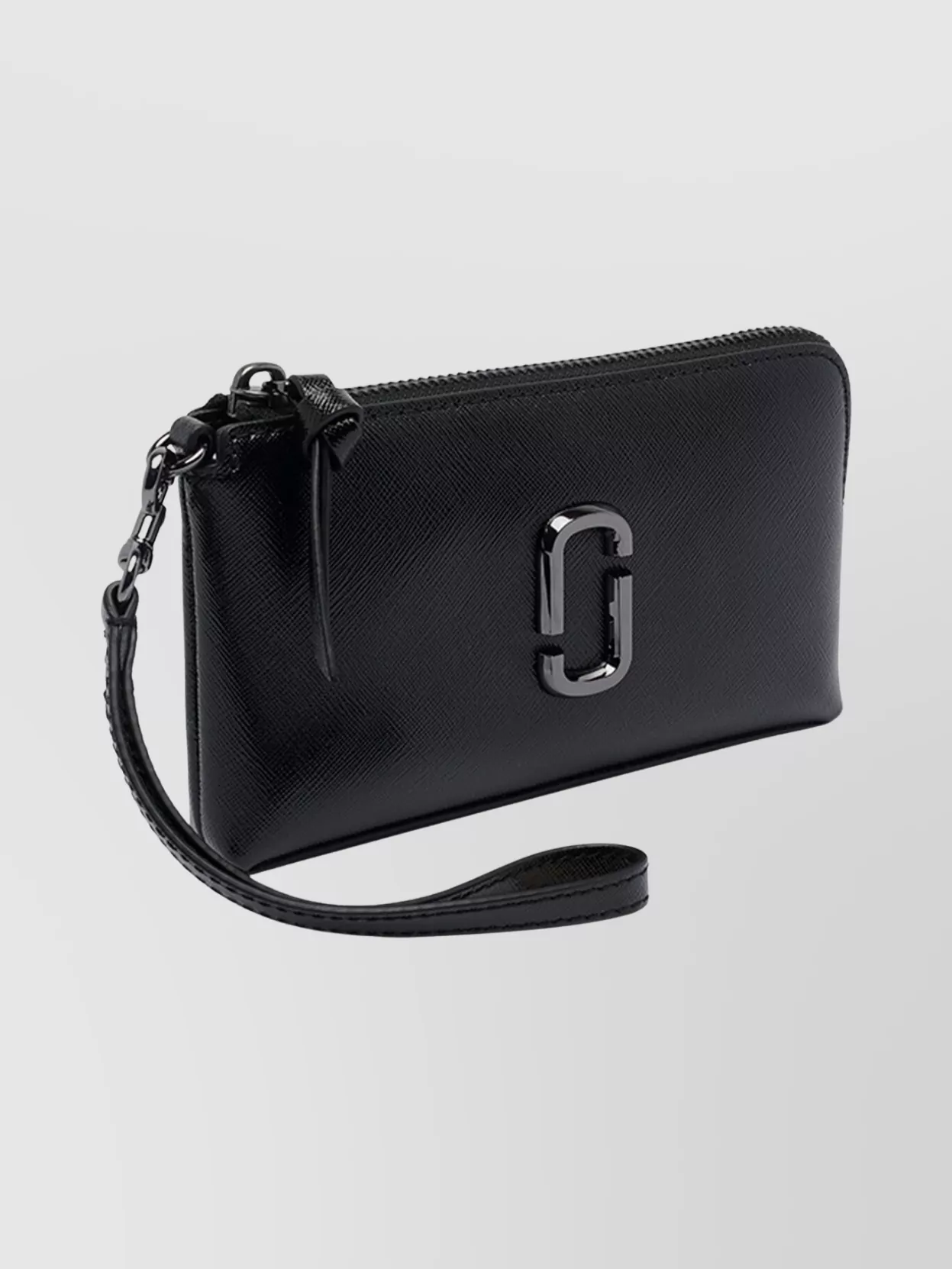Marc Jacobs Snapshot Wristlet Clutch Bag And Strap In Black
