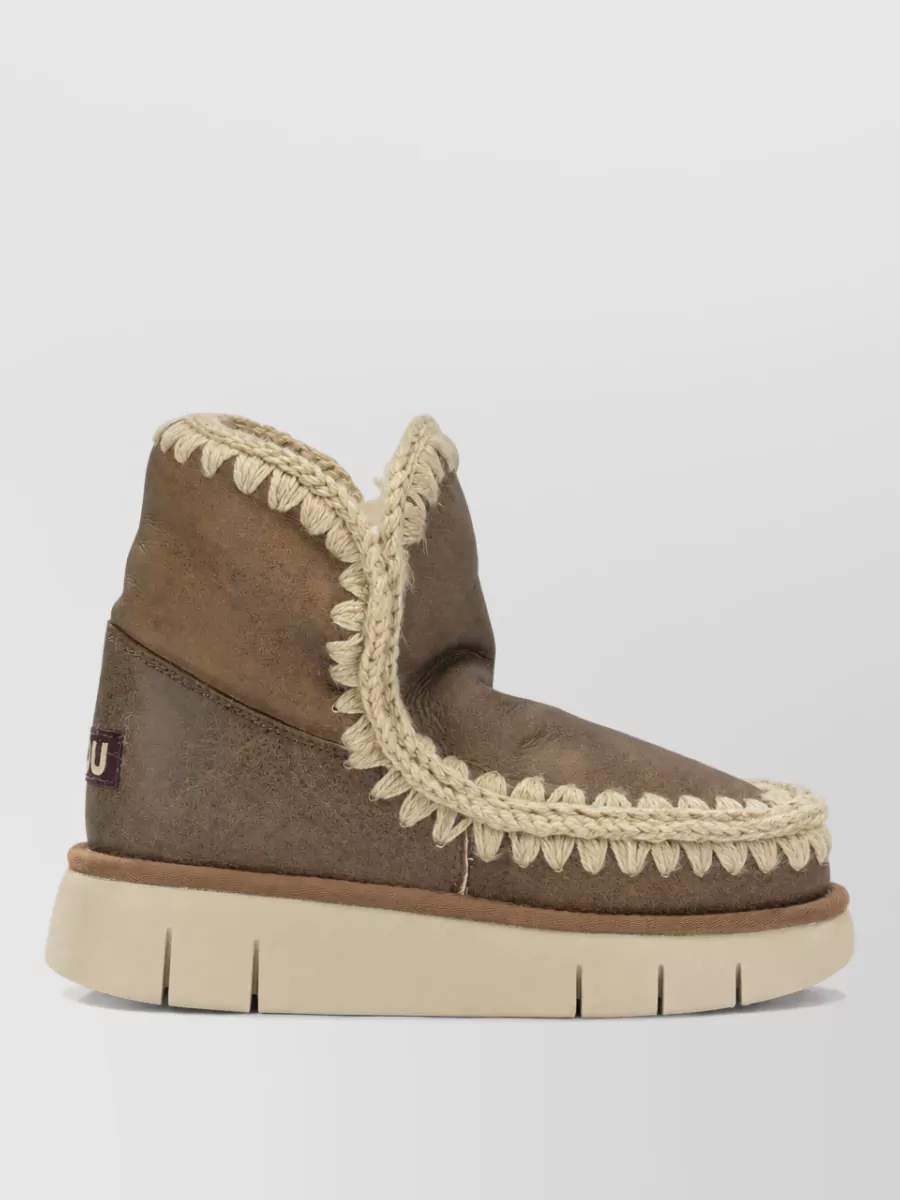 Mou Leather Slippers