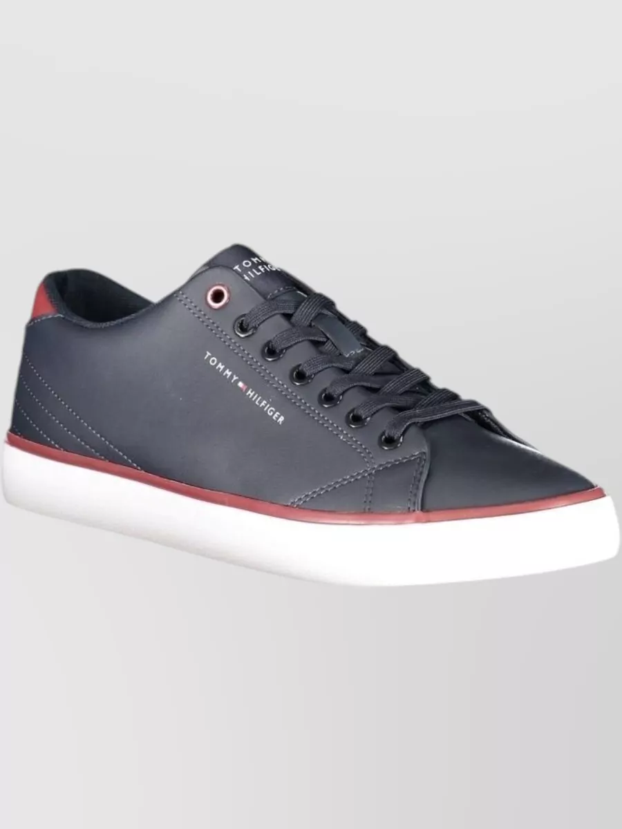 Tommy Hilfiger Leather Lace-Up Sneakers
