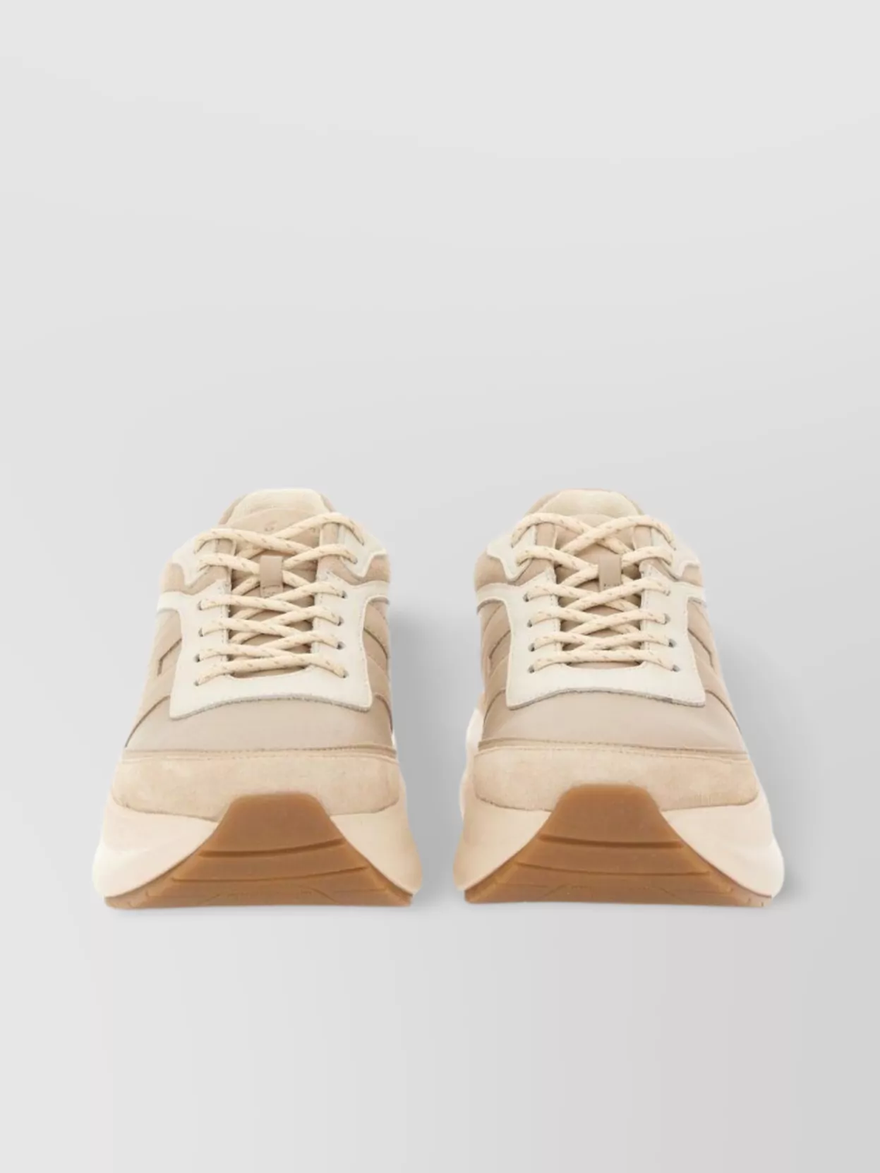 Hogan Sneakers With Contrasting Sole And Round Toe