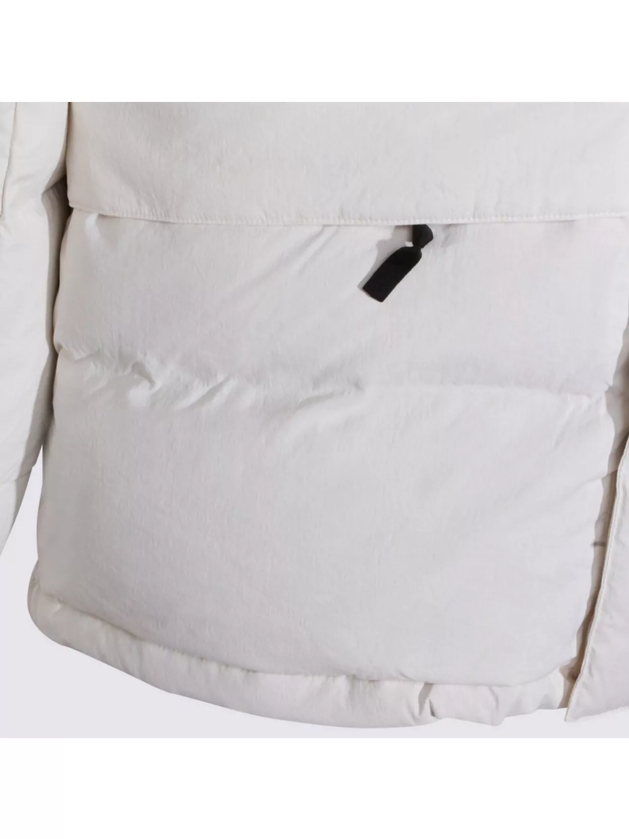 The North Face Hooded Quilted Down Jacket And Pockets